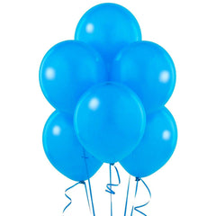 Set 100 baloane Albastre pentru Petrecere 30 cm latex