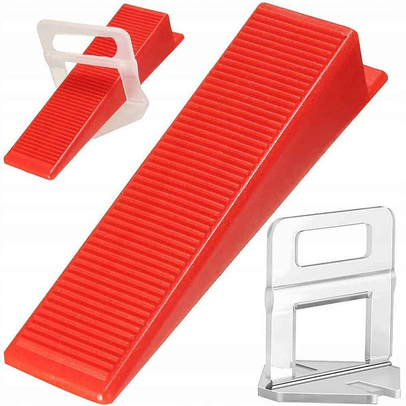Set 100 cleme nivel placi gresie faianta 2 mm material plastic