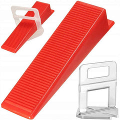 Set 100 cleme nivel placi gresie faianta 2 mm material plastic