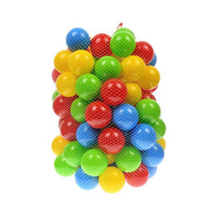 Set 100 Mingi multicolore plastic diametru 5.5 cm pentru Spatiu de joaca Cort sau Piscine