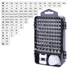 Set 115 scule de precizie Chei tors capete interschimbabile cutie stocare