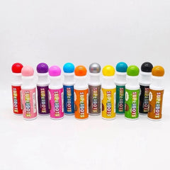 Set 12 carioci dot markers lavabile uscare rapida 40 ml culori diverse