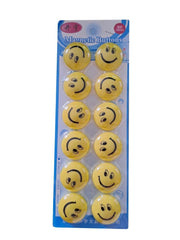 Set 12 Magneti pentru Tabla Magnetica diametru 30mm Galben