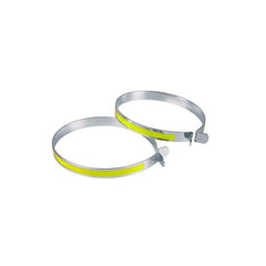 Set 2 clipsuri metalice Reflectorizante de Bicicleta pentru protejarea pantalonului