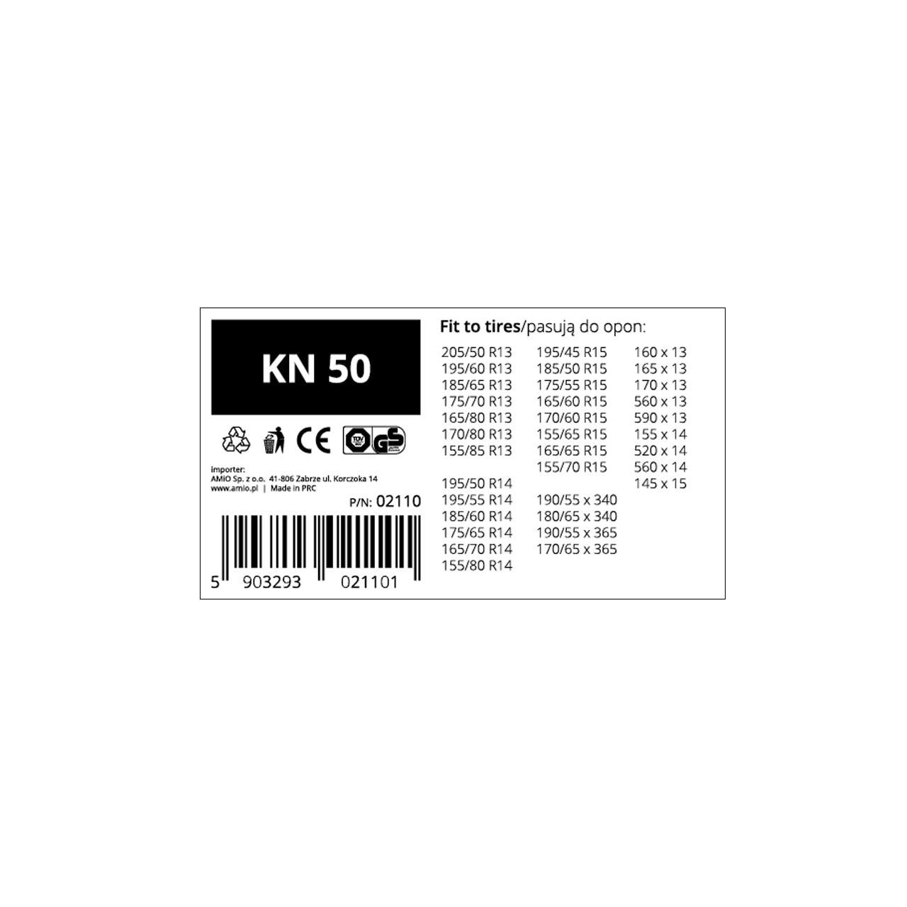 Set 2 Lanturi de Zapada pentru autoturisme cu zale de 12mm KN-80