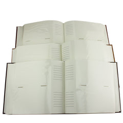 Set 3 albume foto10x15cm 200 poze piele ecologica spatiu notite legatura tip carte