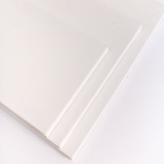 Set 3 sasiuri din lemn cu panza CANVAS pentru pictura culoare Alb Mat