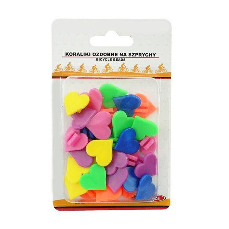 Set 30 capacele spita bicicleta model inimioare diverse culori plastic