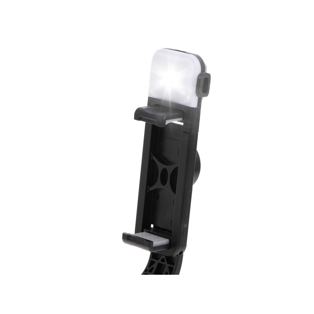 Set 3in1 Selfie Stick cu Lampa LED si Trepied conectare Bluetooth alimentare USB
