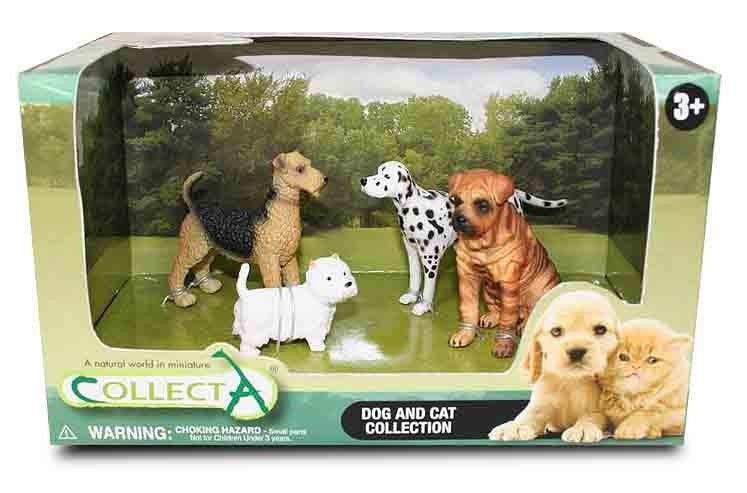 Set 4 Figurine  Catei si Pisici Collecta