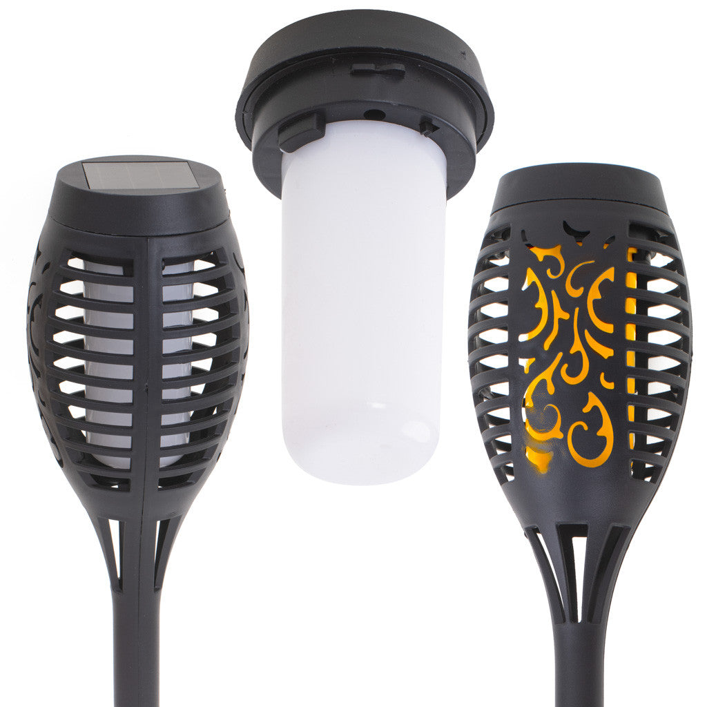 Set 4 lampi Solare de gradina tip Torta cu 12 LED-uri
