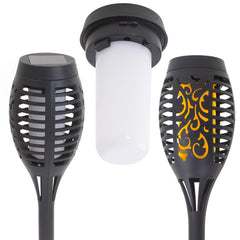 Set 4 lampi Solare de gradina tip Torta cu 12 LED-uri