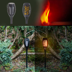 Set 4 lampi Solare de gradina tip Torta cu 12 LED-uri