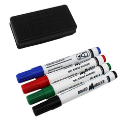 Set 4 Markere si Burete pentru Tabla Magnetica Procart
