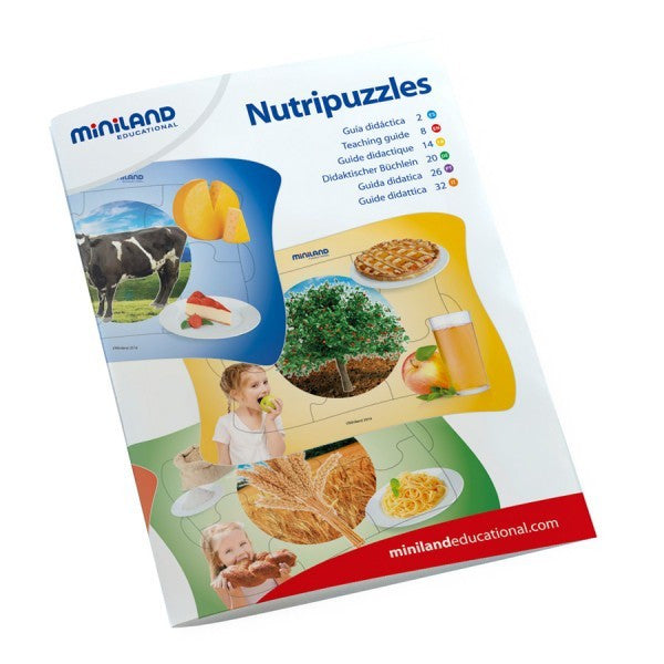 Set 4 puzzle educative De unde provin Alimentele
