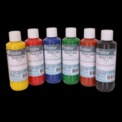 Set 6 culori pentru pictura pe materiale Textile