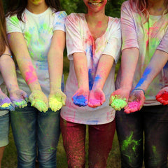 Set 6 culori Pudra Neon UV Holi 100gr