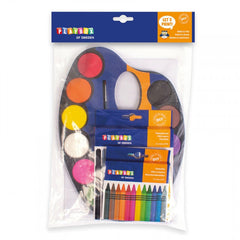 Set Acuarele Carioci si Creioane Colorate Starter