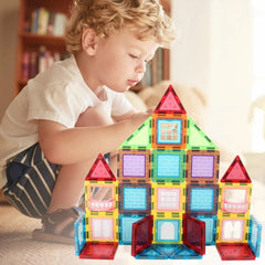 Set Constructii Magnetic cu 45 piese Magnetic tiles Castel 3D