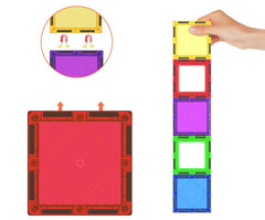 Set Constructii Magnetic cu 45 piese Magnetic tiles Castel 3D