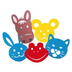 Set creatie masti Animalute 10 bucati diferite Beleduc