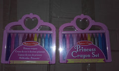 Set creioane colorate triunghiulare Princess Melissa and Doug 12 buc
