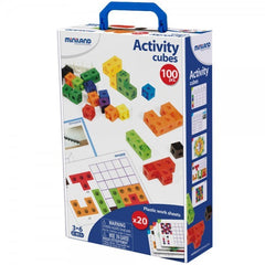 Set Cubos Dezvoltarea Abilitati pentru 4 copii cu 100 cuburi