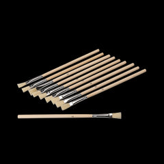Set de 10 pensule din lemn pentru intinderea lipiciului