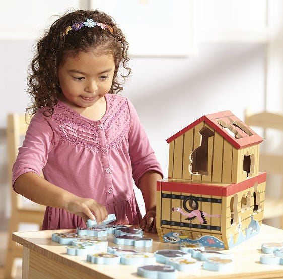 Set de joaca din lemn Arca lui Noe Melissa and Doug