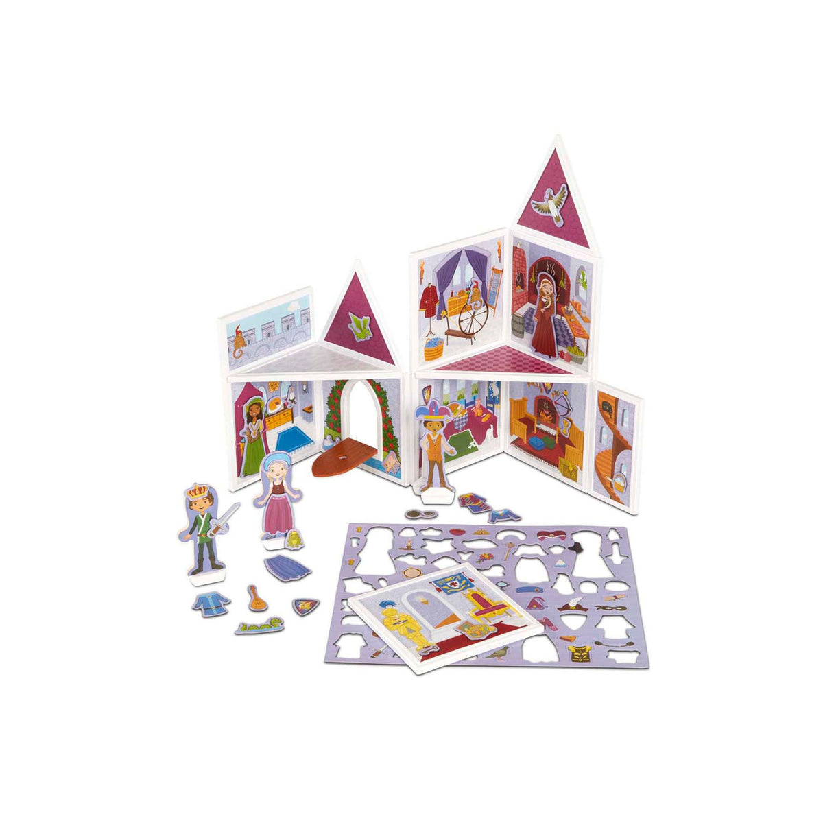 Set de joaca magnetic Castel medieval - Melissa & Doug