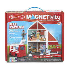 Set de joaca magnetic Statia de Pompieri- Melissa & Doug