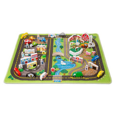 Set de joaca si covoras orasul Melissa and Doug