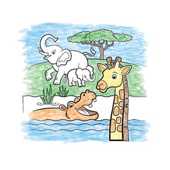 Set de pictura cu apa Safari Melissa and Doug