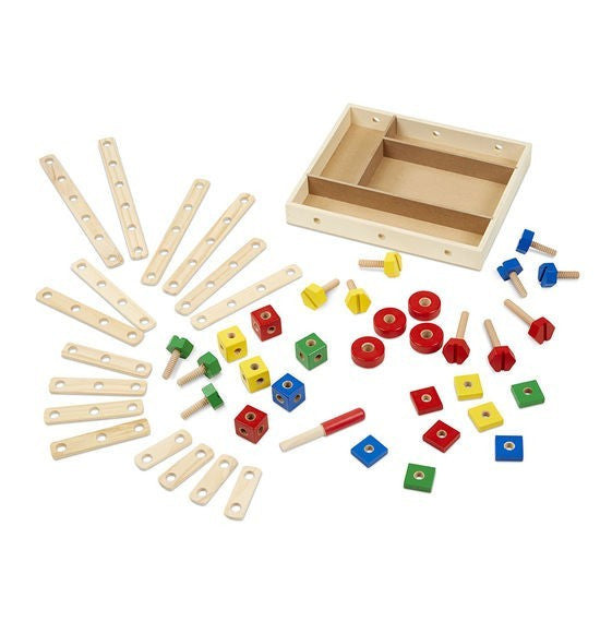 Set din lemn de construit cu suruburi