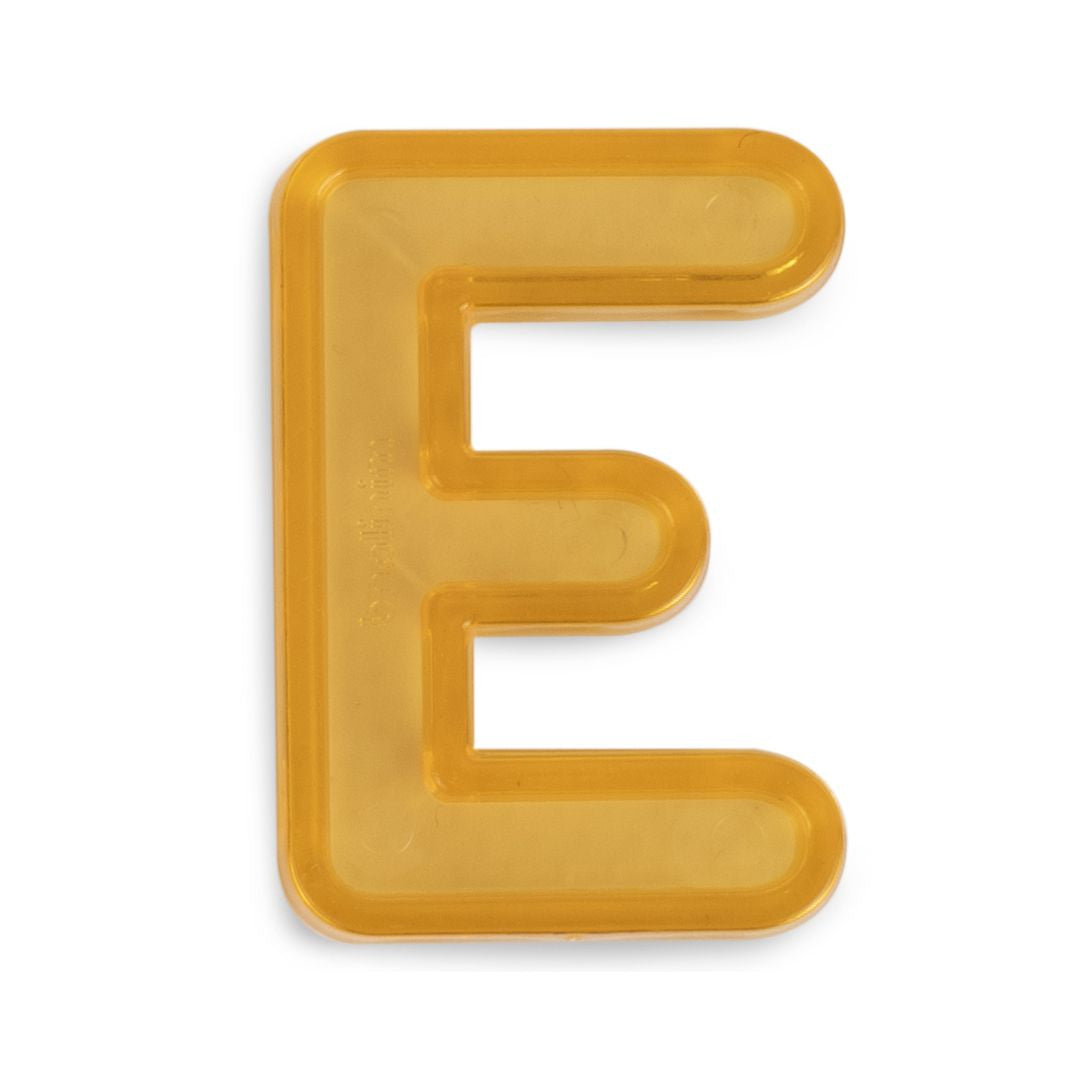 Set educativ STEM 76 litere mari Majuscule Translucide