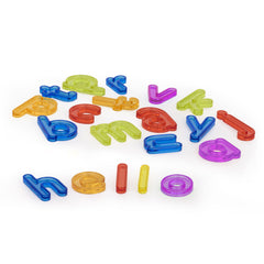 Set educativ STEM 76 Litere Mici translucide alfabet