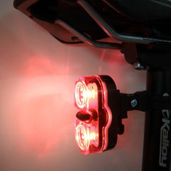 Set far si stop pentru bicicleta lumini led siguranta ip44 curea fixare alimentare baterii