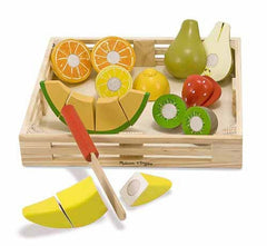 Set fructe lemn pentru taiat - Melissa & Doug