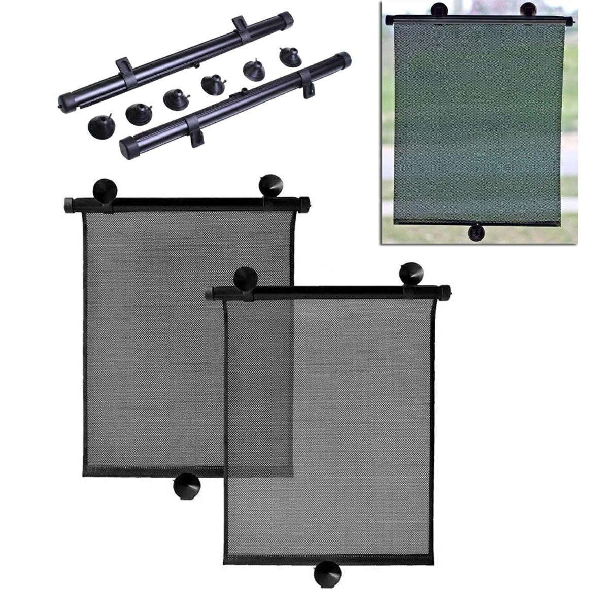 Set jaluzele auto retractabile latime 40cm culoare Neagra