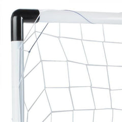 Set joc fotbal copii poarta cu plasa minge pompa 120x40x80 cm