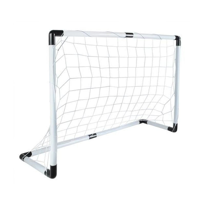 Set joc fotbal copii poarta cu plasa minge pompa 120x40x80 cm