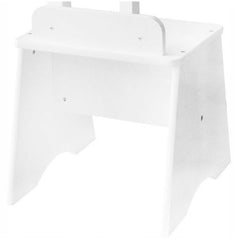 Set masa de toaleta pentru fetite 81x32x46 cm scaun 3 oglinzi sertar design elegant lemn alb