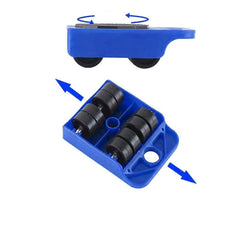 Set pentru ridicat si transportat mobila 4 role maneta maner antiaderent max 150 kg