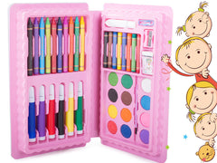 Set pictura si desen pentru copii 42 piese, roz