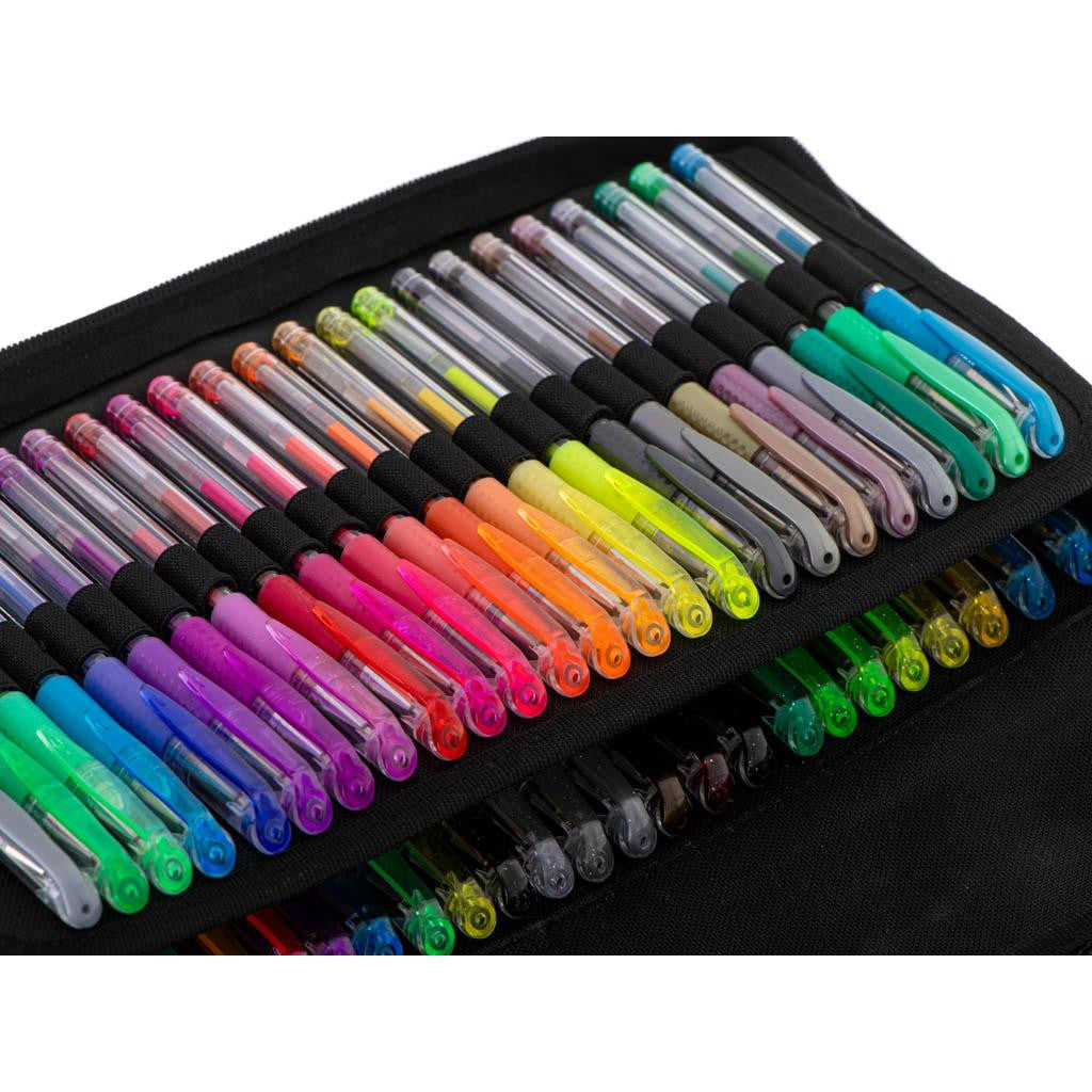 Set Pixuri cu gel cu Rezerve si Carte de colorat si Penar 246 piese