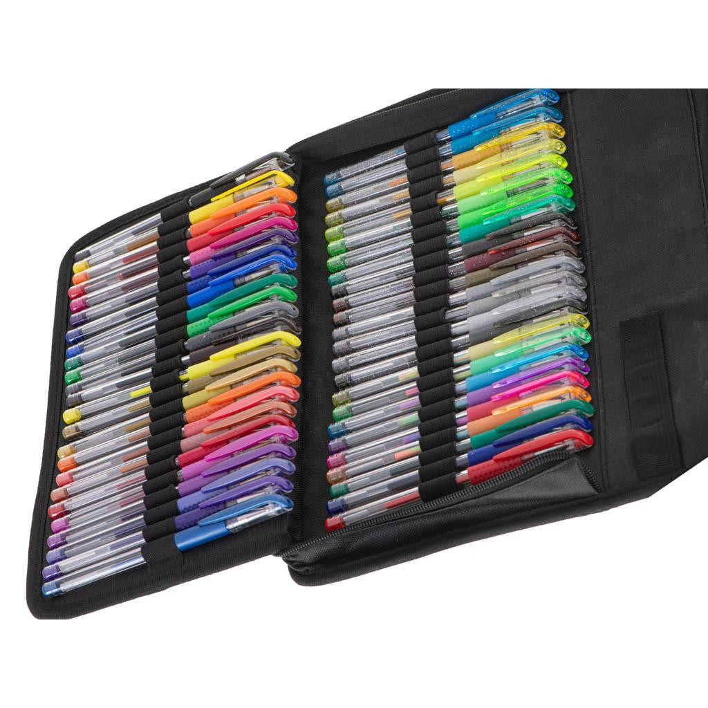 Set Pixuri cu gel cu Rezerve si Carte de colorat si Penar 246 piese