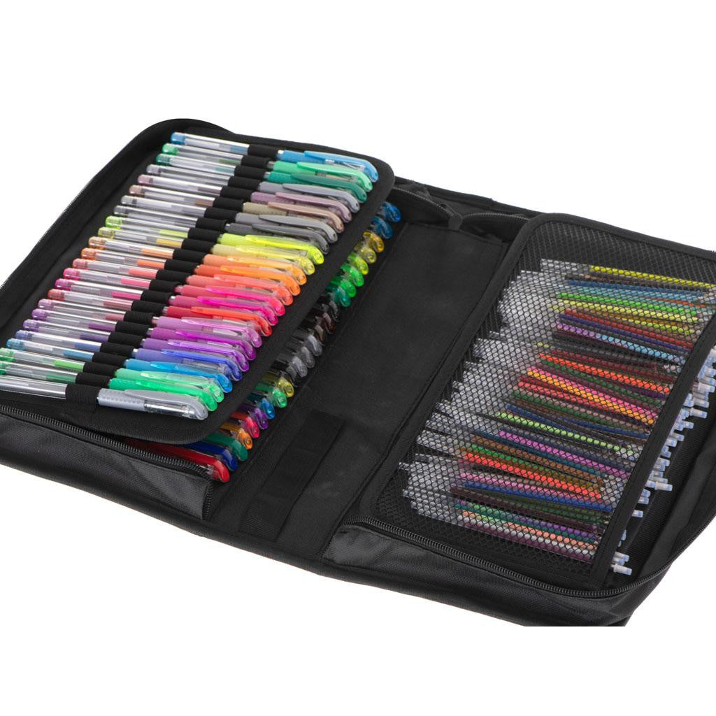 Set Pixuri cu gel cu Rezerve si Carte de colorat si Penar 246 piese
