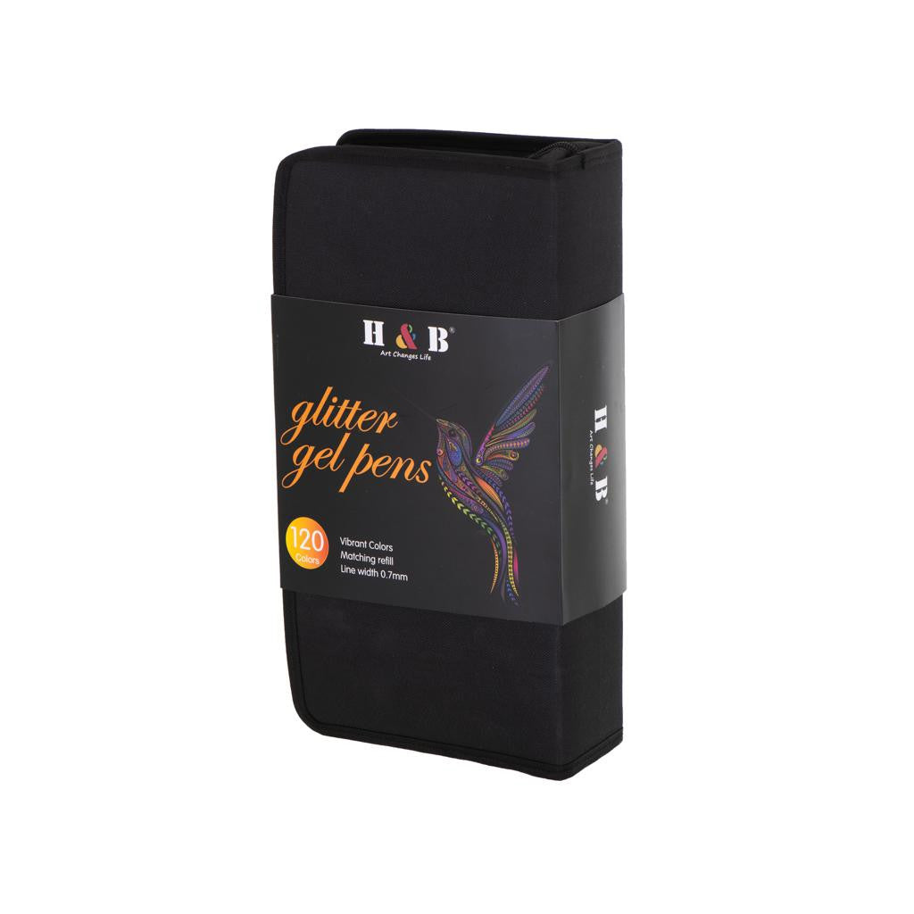 Set Pixuri cu gel cu Rezerve si Carte de colorat si Penar 246 piese
