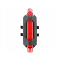 Set stop si far pentru bicicleta cu kilometraj LCD 5 functii reincarcabile MicroUSB