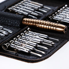 Set surubelnita de precizie 24 biti otel slot magnetic husa depozitare